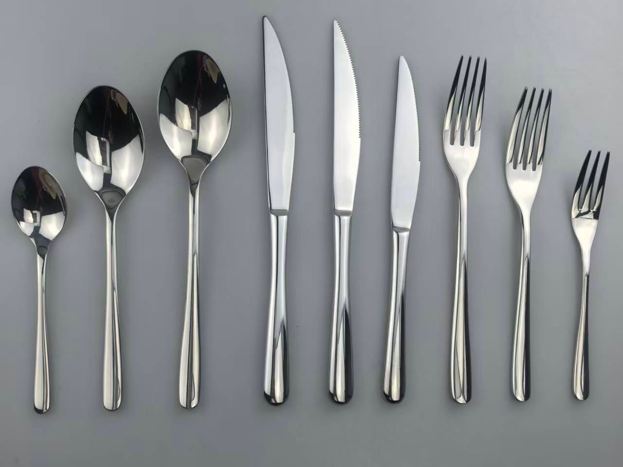 Bulk Wholesale Cutlery, Trendy Design Restaurant Silverware